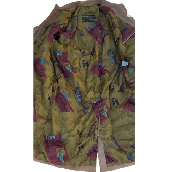 Vintage Nicole Sarhady Collections Brown Suede Barn Jacket L - Picture 3 of 16